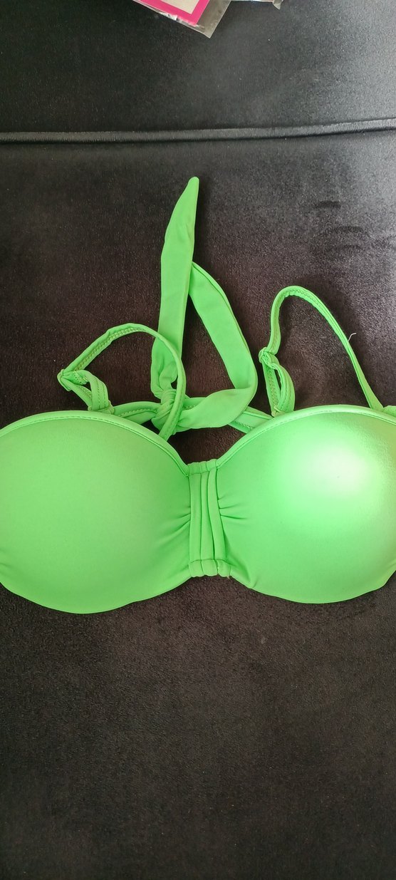 Yeşil Strappy Bikini Üstü - Görsel 2