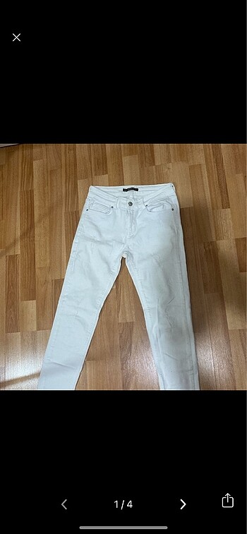 Beyaz skinny jean