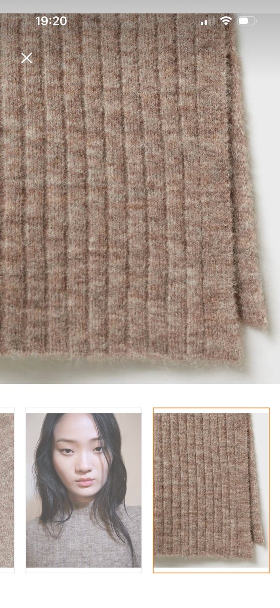 Bej Uzun Triko Kadın Elbise - Görsel 5