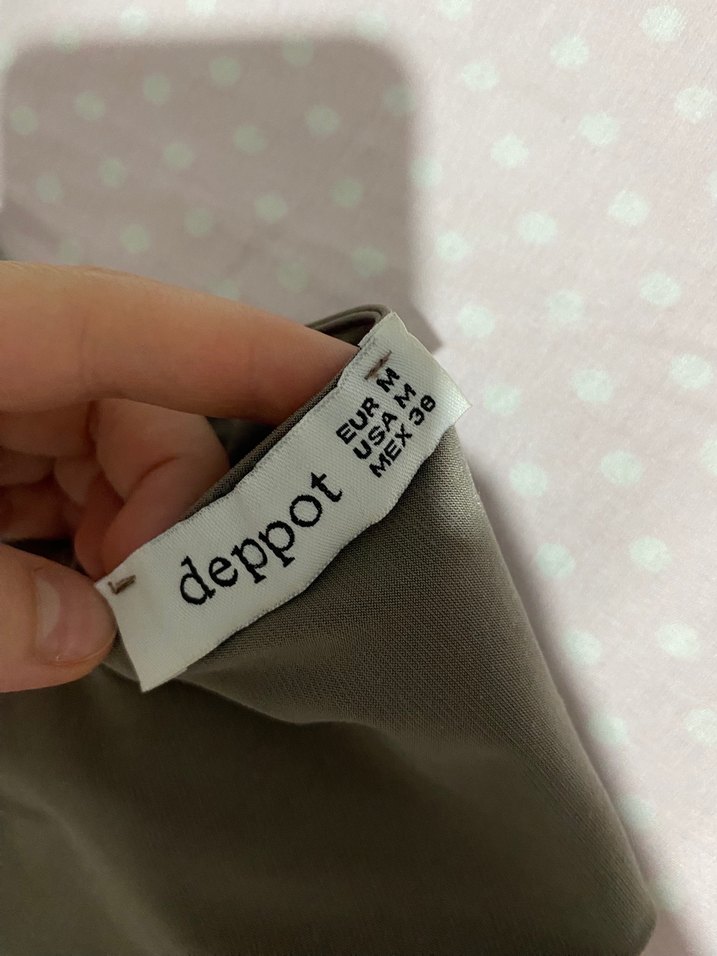 Hafif ve Rahat Haki bluz - Görsel 3