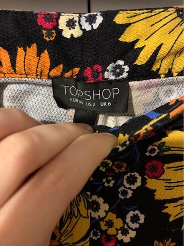 Topshop Topshop Kadın Baskılı Jean