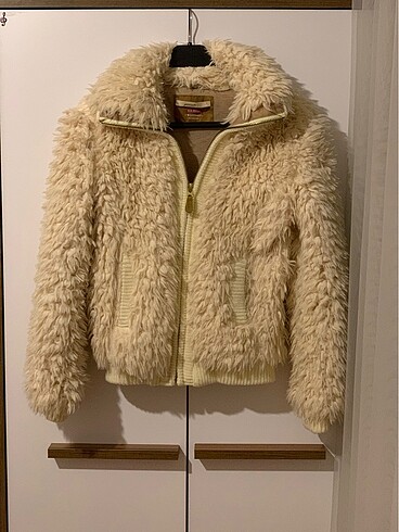 Bershka Bershka Kadın Krem Rengi Mont/Hırka