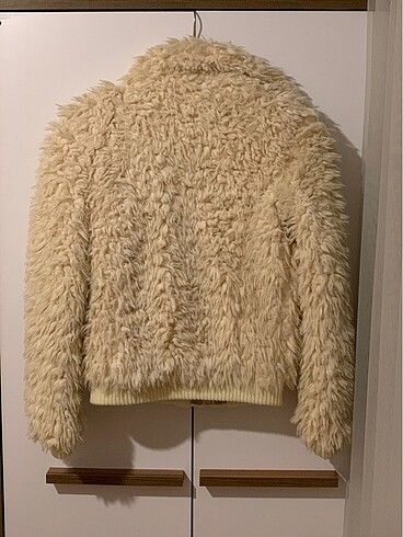 s Beden ten rengi Renk Bershka Kadın Krem Rengi Mont/Hırka