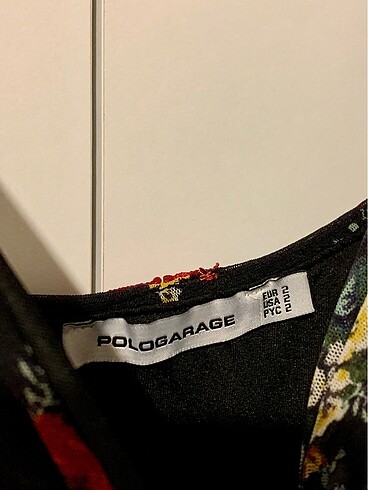 34 Beden Polo Garage Çiçekli Elbise