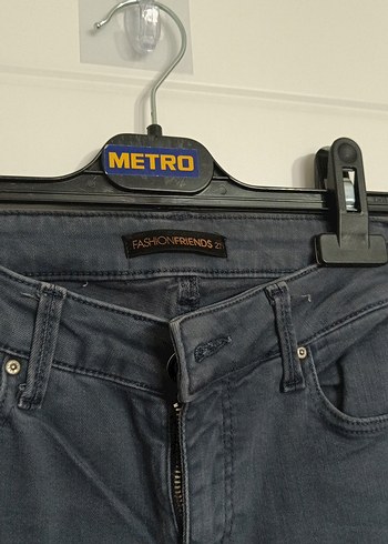 Diğer Gri Kadın Denim Pantolon