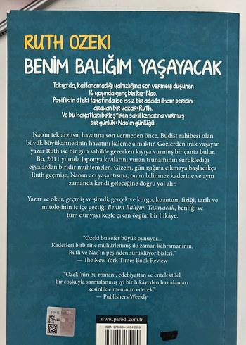 Benim Balığım Yaşayacak - Ruth Ozeki