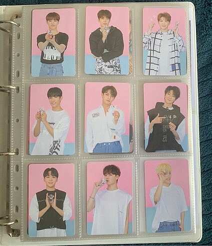  seventeen kpop fotokart pc satış satılık