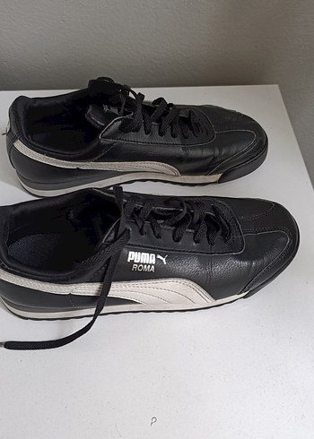 Puma Roma siyah Ayakkabi orjinal - Görsel 2