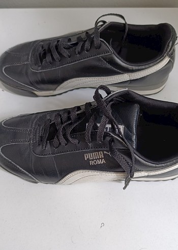 Puma Roma siyah Ayakkabi orjinal - Görsel 4