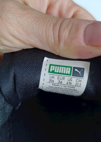 Puma Roma siyah Ayakkabi orjinal - Görsel 5