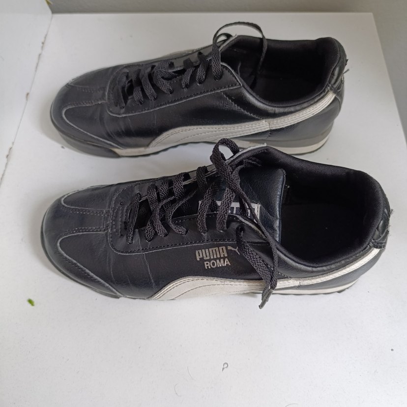 Puma Roma siyah Ayakkabi orjinal - Görsel 4