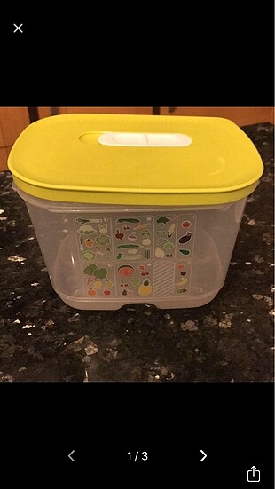 Tupperware sebze saklama kabı