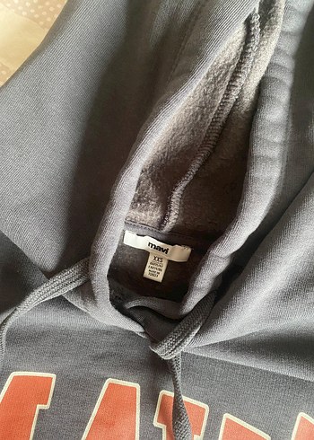 Mavi Jeans Mavi Kapüşonlu Baskılı Sweatshirt
