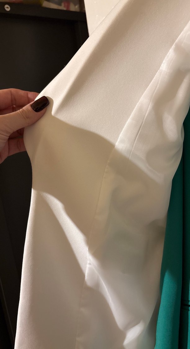 Beyaz Kadın Blazer Ceket - Görsel 2