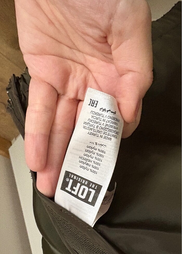 Loft Haki Yağmurluk - Görsel 4