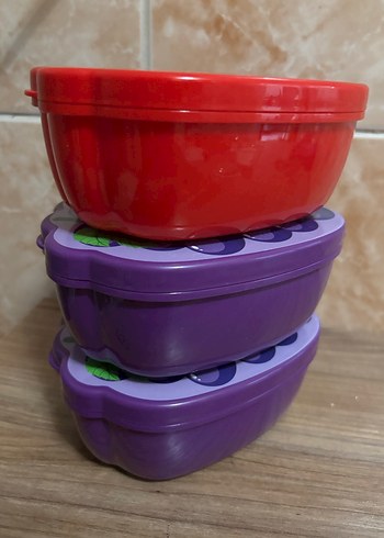 Renkli Meyve Desenli Saklama Kutuları - Görsel 4