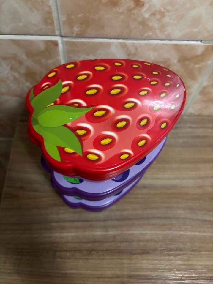 Renkli Meyve Desenli Saklama Kutuları - Görsel 2