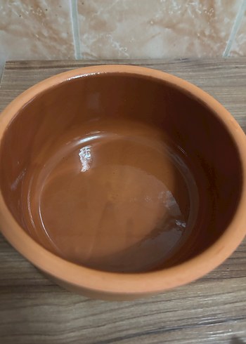 Koyu Bej Seramik Yemek Kabı - Görsel 3