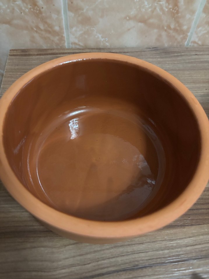 Koyu Bej Seramik Yemek Kabı - Görsel 3