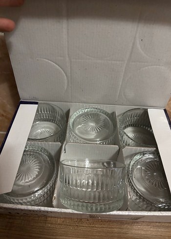 Bej Renkli Parlak Cam Kase - Görsel 3