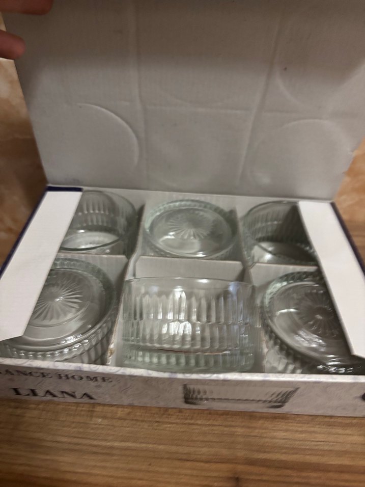 Bej Renkli Parlak Cam Kase - Görsel 4