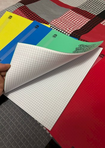 Renkli 40 Yapraklı Defter Seti - Görsel 5