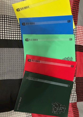 Renkli 40 Yapraklı Defter Seti - Görsel 2