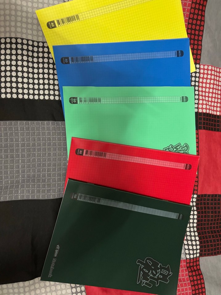 Renkli 40 Yapraklı Defter Seti - Görsel 2