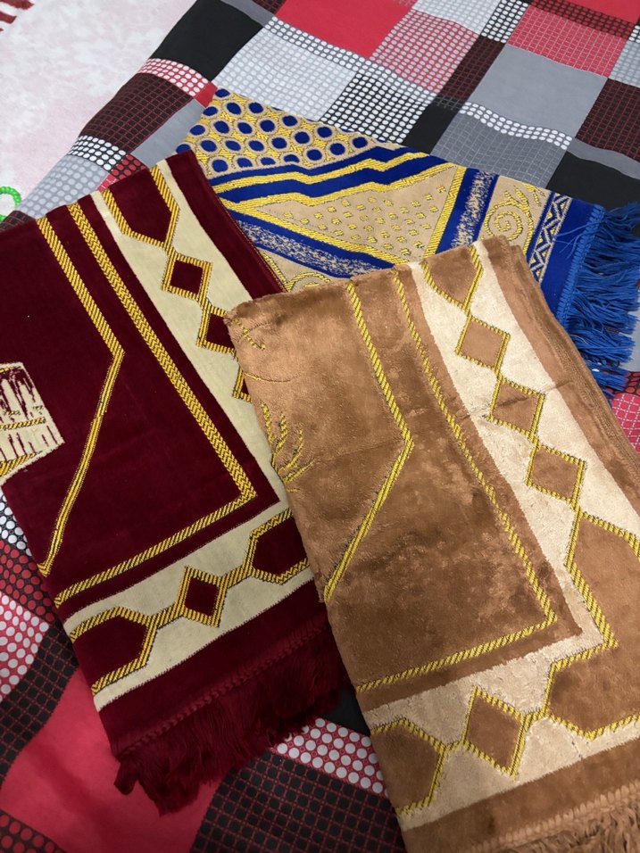 Nakışlı Renkli seccade - Görsel 3