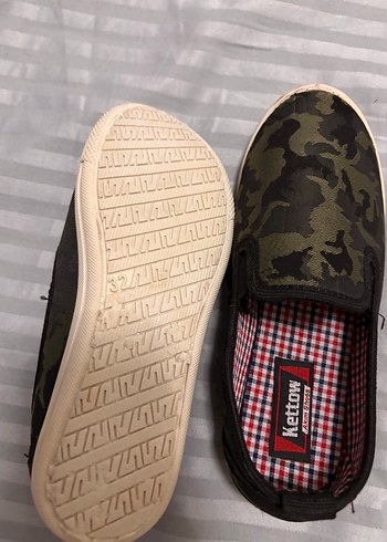 Erkek Çocuk Kamuflaj Desenli Düğmeli Loafer - Görsel 2