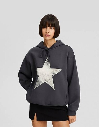 Bershka Bershka yıldız sweatshirt