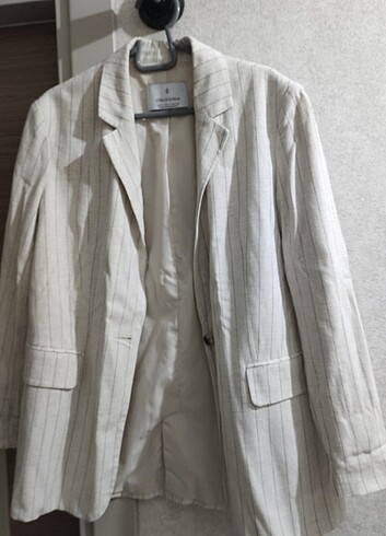 Taş rengi blazer ceket 