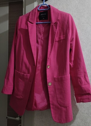 Fuşya blazer ceket 