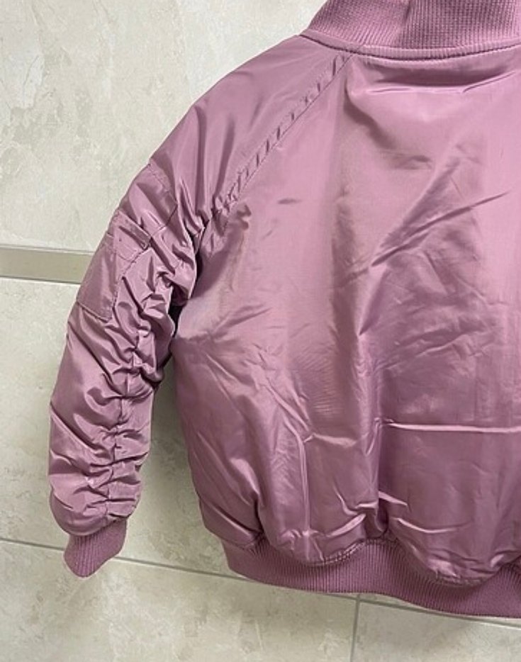 Düğmeli Mor Kız Çocuk Ceket - Görsel 2