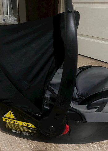 Gri AsyaMe Bebek Oto Koltuğu ana kucağı - Görsel 3