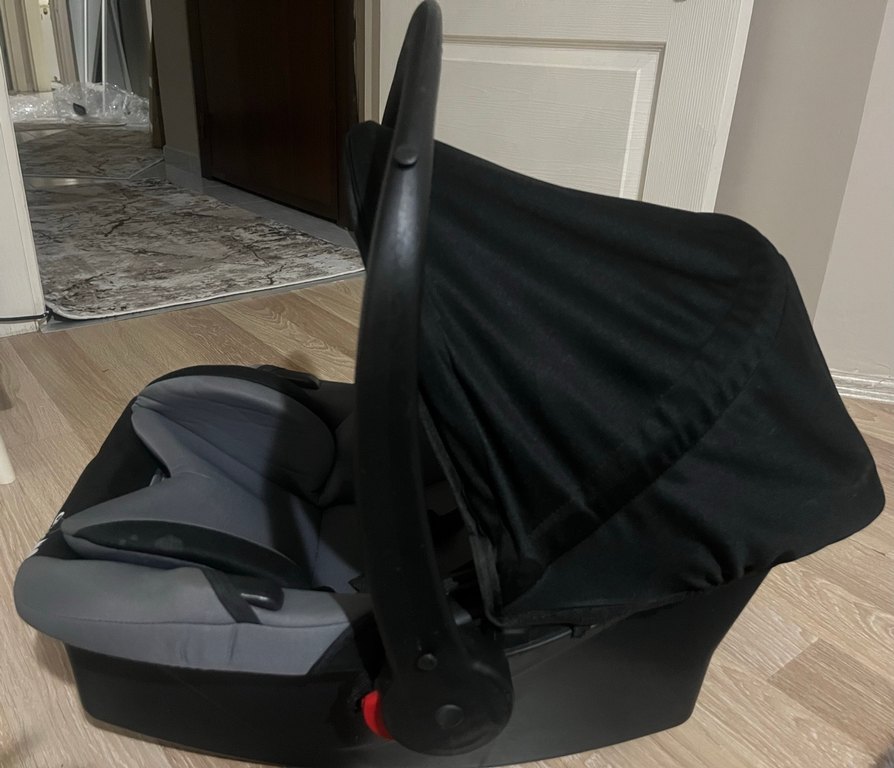 Gri AsyaMe Bebek Oto Koltuğu ana kucağı - Görsel 2