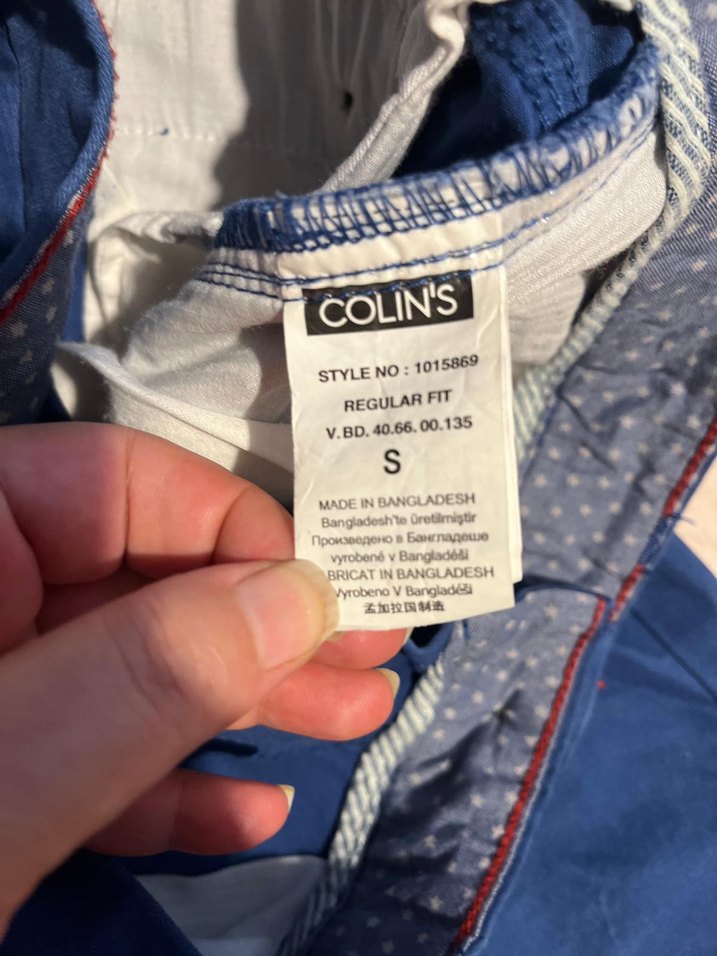 Colşns Mavi Erkek Denim Şort - Rahat Kesim - Görsel 4