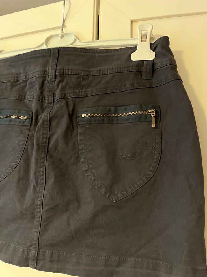 Mango Mini Denim Etek - Görsel 5