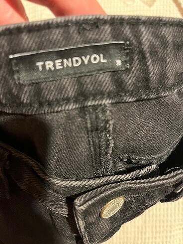 36 Beden siyah Renk Trendyol Jean