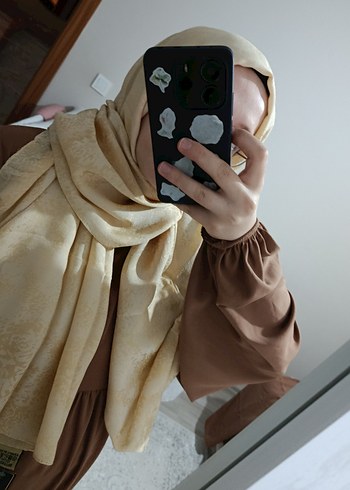 Bal Rengi Şal - Görsel 3