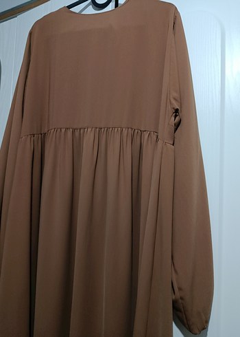 Taba Robalı Elbise Ferace - Görsel 4