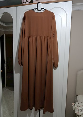 Taba Robalı Elbise Ferace - Görsel 2