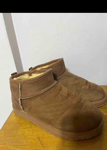 taba rengi Kürklü Süet ayakkabı 2-3 defa giydi sorunsuz - Görsel 4