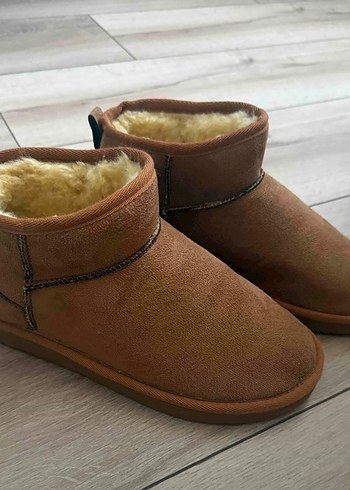 taba rengi Kürklü Süet ayakkabı 2-3 defa giydi sorunsuz - Görsel 3