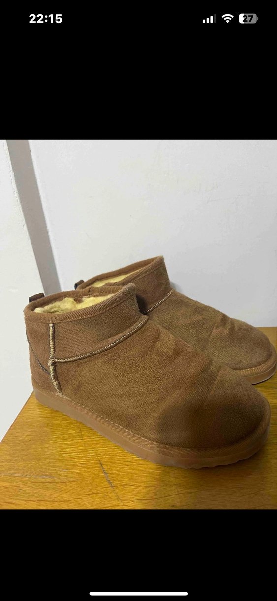 taba rengi Kürklü Süet ayakkabı 2-3 defa giydi sorunsuz - Görsel 4