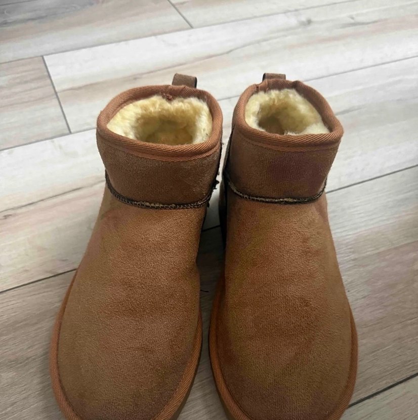 taba rengi Kürklü Süet ayakkabı 2-3 defa giydi sorunsuz - Görsel 2