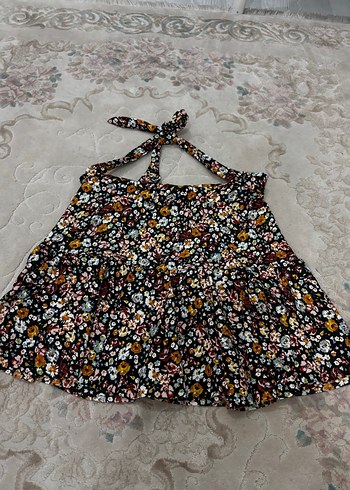 Çiçek Desenli Kısa Kadın Mini Etek - Görsel 2