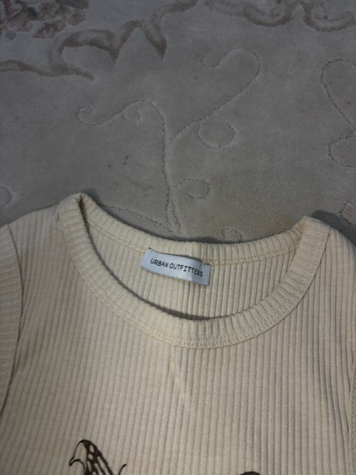 Nakışlı Bej Kadın Triko Atlet - Görsel 2