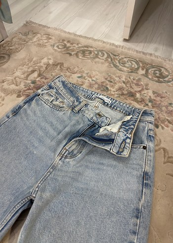 Mavi Kadın Midi Boy Kot Pantolon - Görsel 2