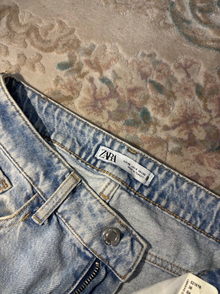 Mavi Kadın Midi Boy Kot Pantolon - Görsel 3